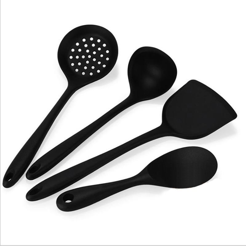 Preț din fabrică 4 bucăți instrumente de gătit accesorii de bucătărie ustensile de bucătărie din silicon