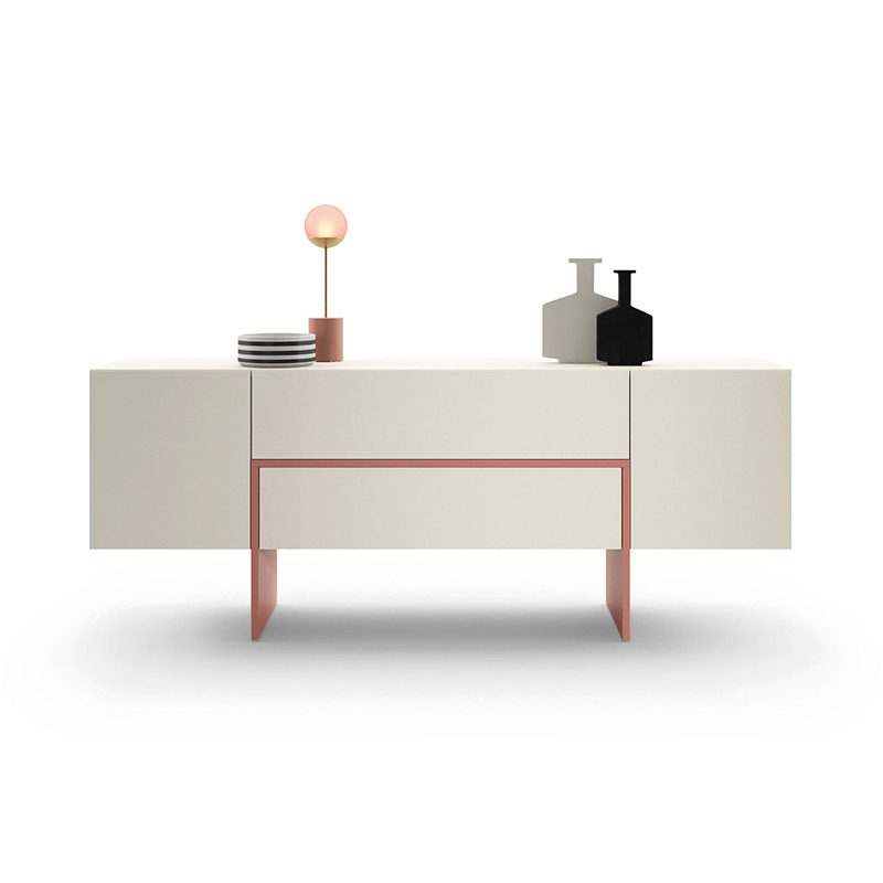 Nordic simple dulap modern din lemn alb bufet sideboard mobilier pentru sufragerie