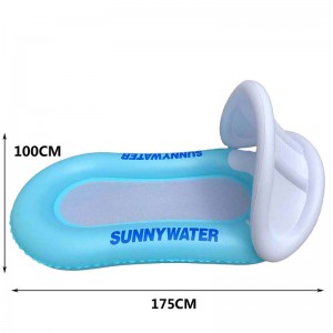 Scaun de punte gonflabilă apă timp liber hamacnet plajă plutitoare