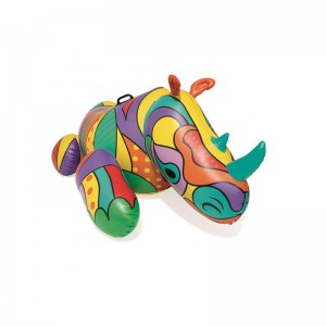 Pop Culture Rhino Glospable Party Summer Party Water Jucărie plutitoare cu mânere grele