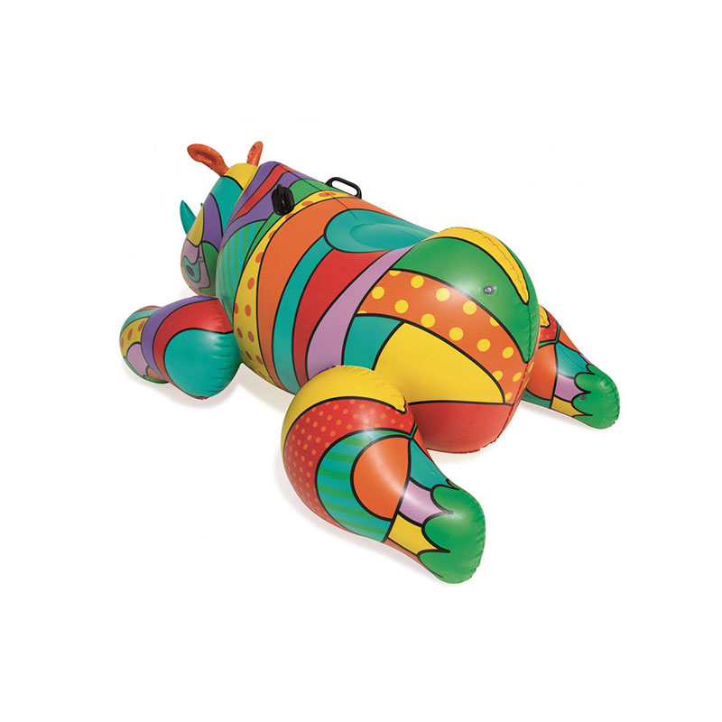 Pop Culture Rhino Glospable Party Summer Party Water Jucărie plutitoare cu mânere grele