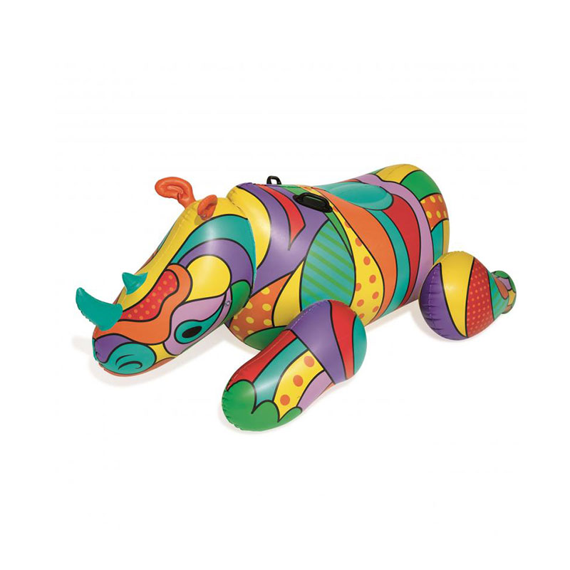 Pop Culture Rhino Glospable Party Summer Party Water Jucărie plutitoare cu mânere grele