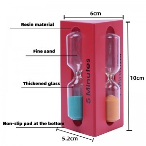 3-in-1 3/5/7 minut triunghiularnisip triunghiular de clepsidră de oră pentru copii cronometru cronometrunisip glamă decorare ampulheta cadou secret