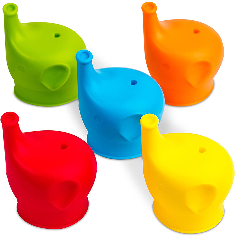 Capac de scurgere a scurgerii siliconice pentru sticle de cupe pentru sugari
