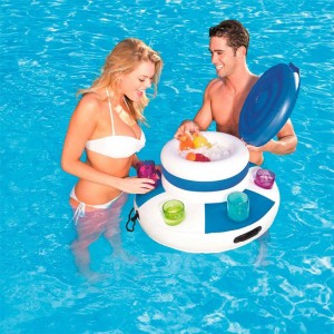 Piscină gonflabilă cu găleată de gheață plutește adulți cuburi de gheață de plastic băutură cu răcire accesorii de înot pentru piscină toye boia piscina