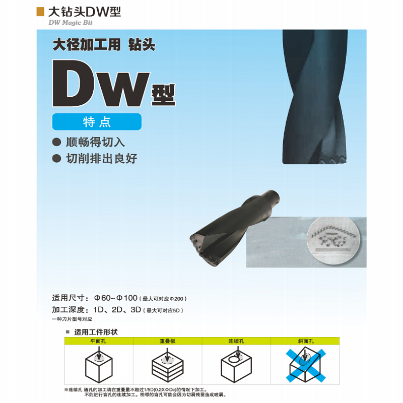 DWC BIG DRILL WCMT INSERT