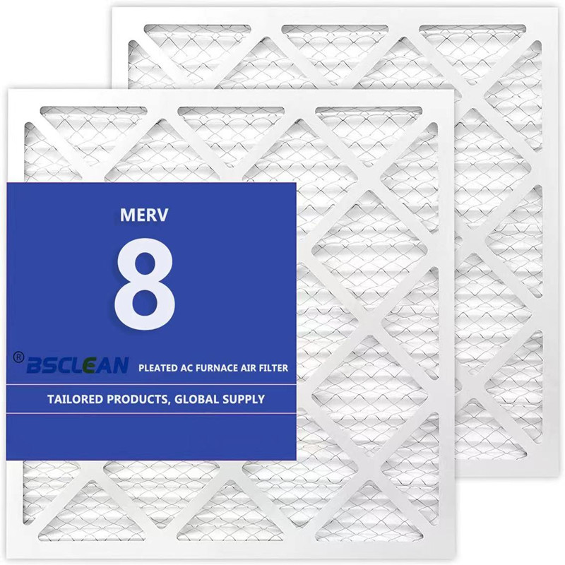 Amazon Hot Sale 20x 20x1 MERV 8 G4 Furu Furu de carton AC FUNCAR AC HVAC