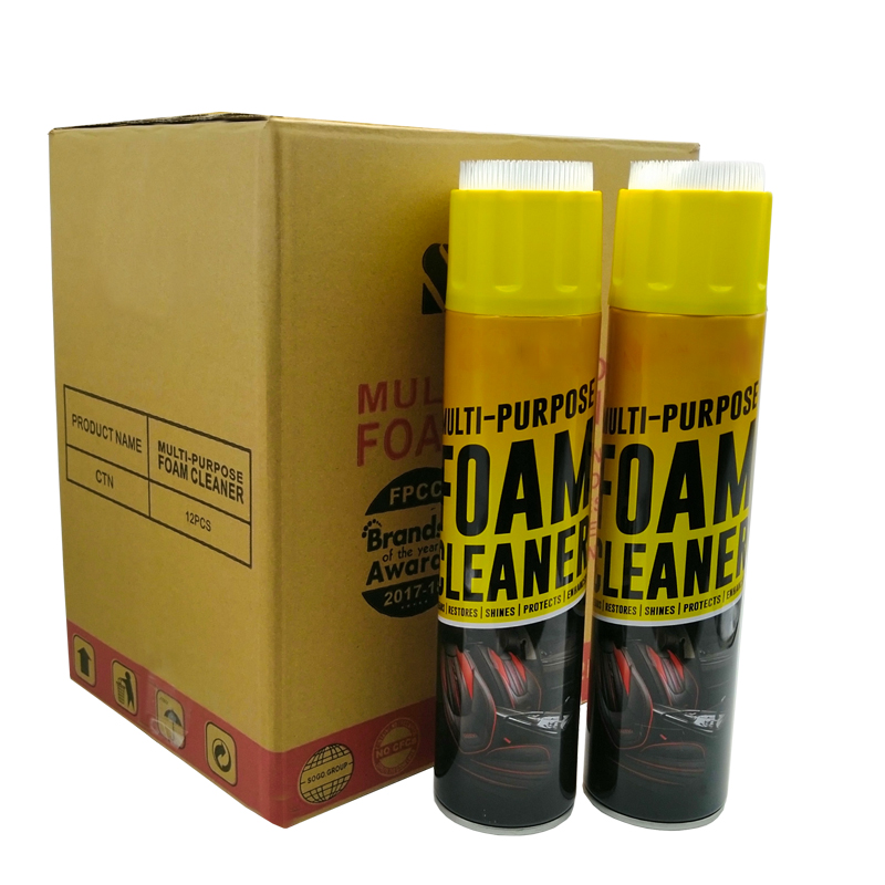 OEM spumă Cleaner Spray cu mai multe scopuri Curățător de spumă cu spumă cu spumă cu spumă de spumă
