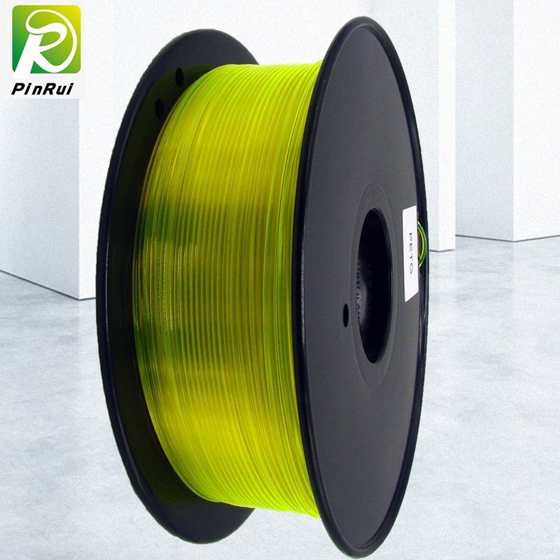 Pinrui 3D Imprimantă 1.75mmpetg Filament Culoare galbenă pentru imprimantă 3D