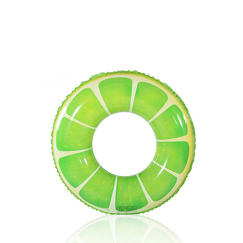 Green PVC Beach Party Party Pool Gonflabil Fructe Inel de înot