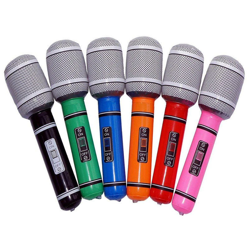 Jucării cu microfon gonflabil wireless pentru copii, microfon de explozie, pentru copii, livrări de petrecere de 10 inci decor
