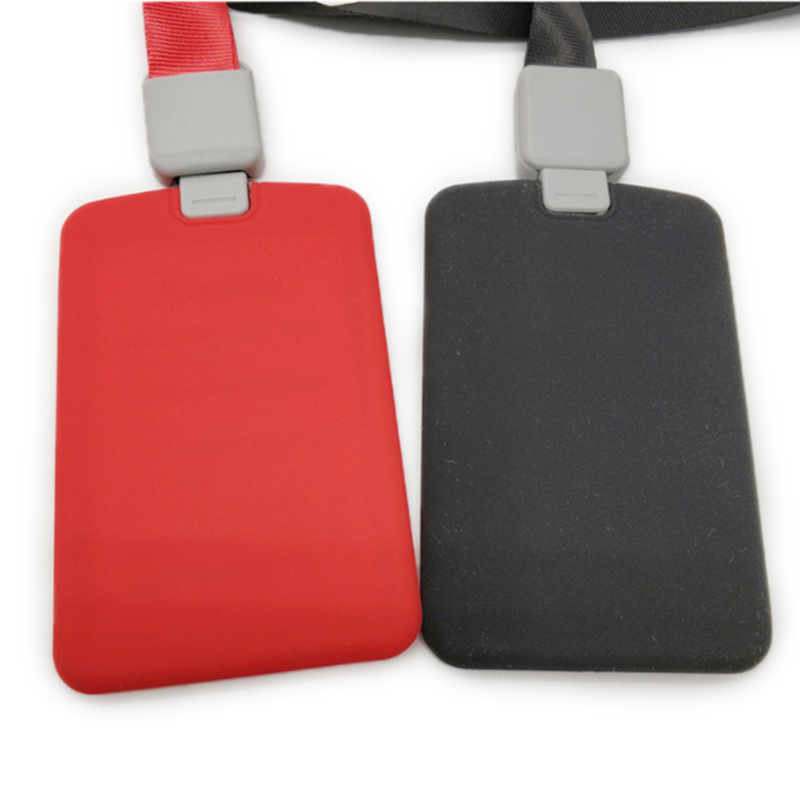 Fabrica cu ridicata cu ridicata siliconul de tip silicon ID IDGE ID Nume Card Card Tag Suport cu fereastră acrilică clară