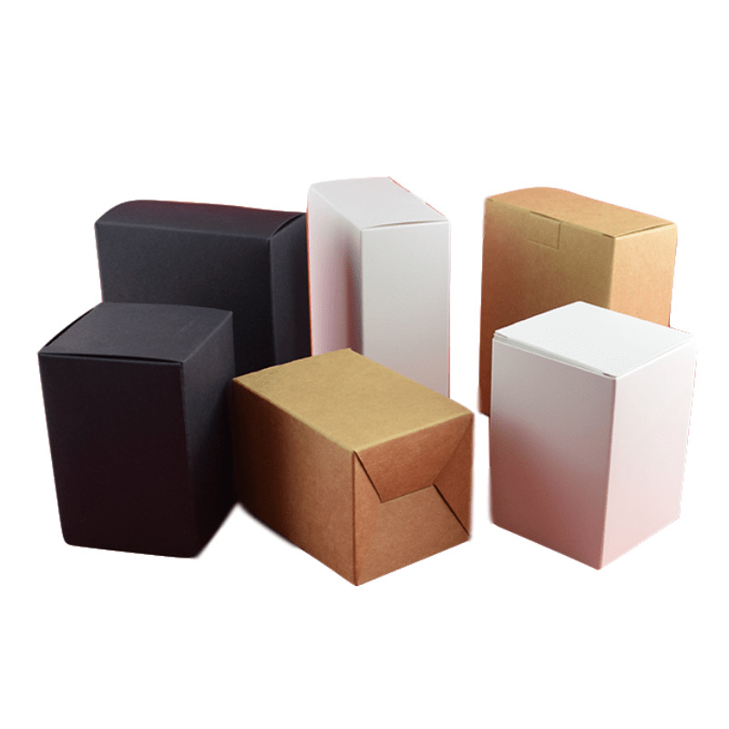 Cutie de carton alb personalizat cu cartonnegru carton kraft cutia de hârtie ceainougat hârtie albă