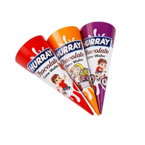Food Grad Ice Cream Hârtie înghețată înghețată de con de conuri de conuri de conuri de hârtie și imprimare Proiectare și producție la cerere Proiectare și producție