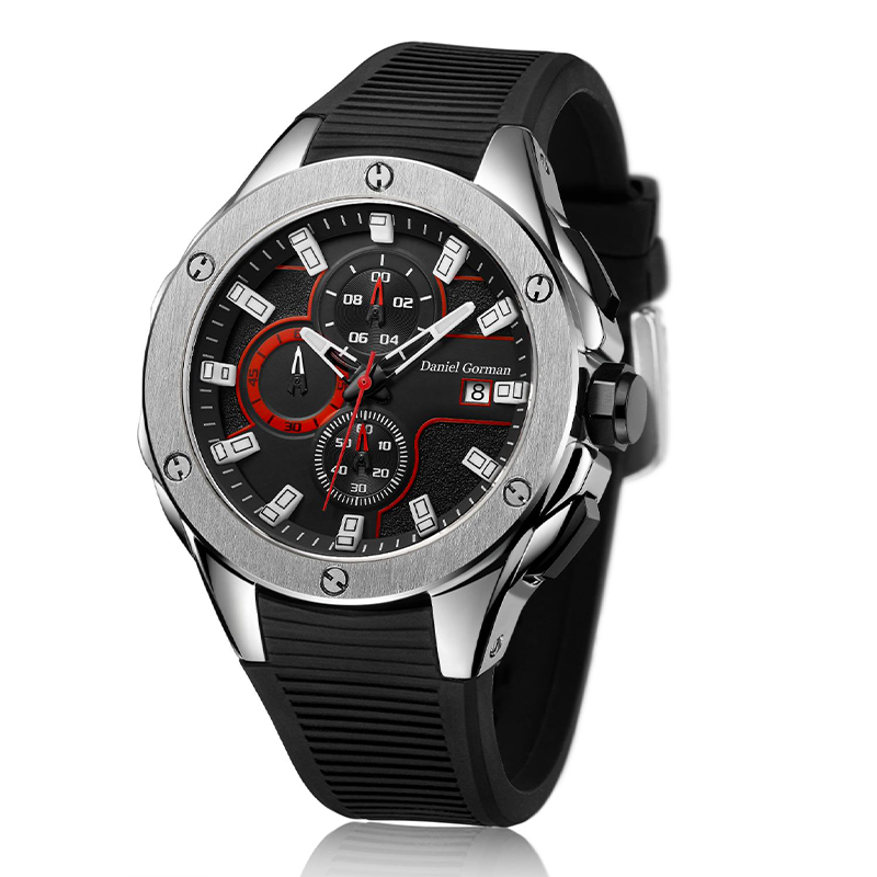 Daniel Gormantop Brand Luxury Sport Watch Bărbați Ceasuri militare curele de cauciuc albastru Cascadă automată C RM2205