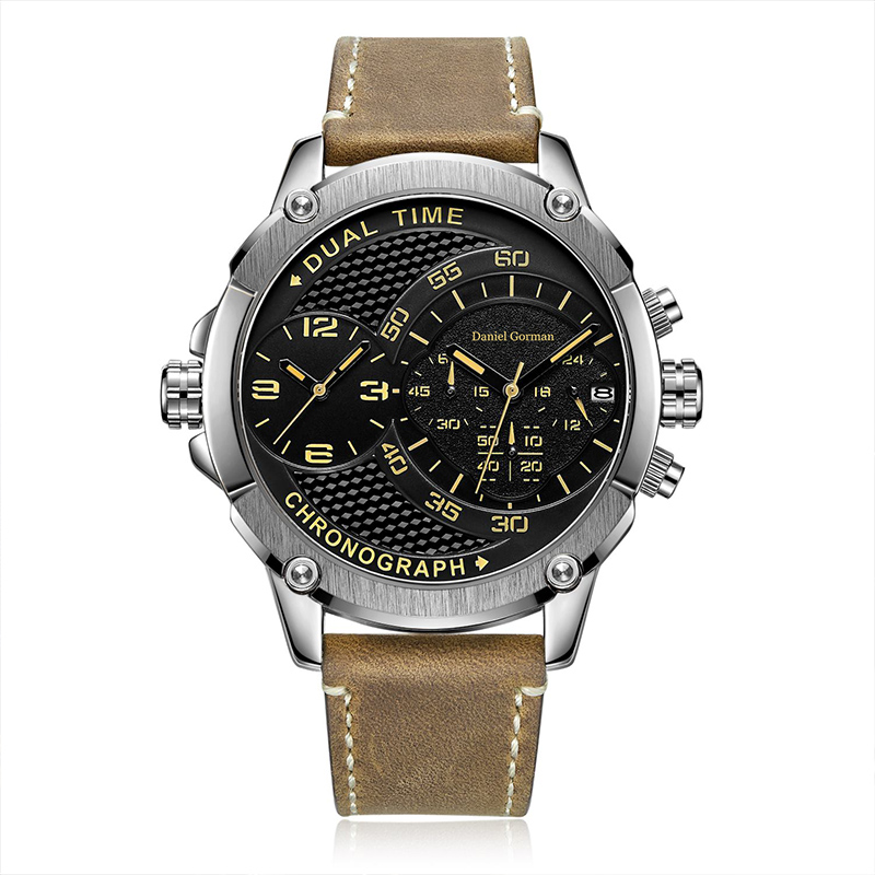 Danlei Gorman RM220 ceas de top de lux de lux Waterproof Watch Sports Quartz piele militară Dropshipping Dropshipping