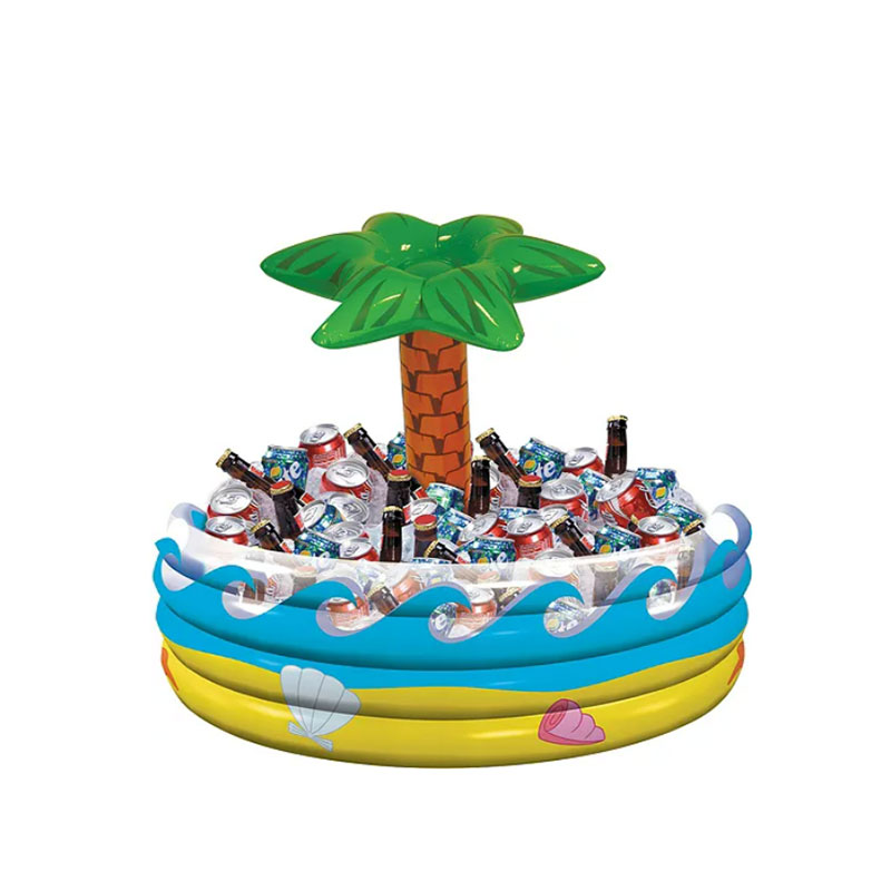 Gonflabil Palm Tree Oasis COOLER, PLASTIC PORTABILE BEEA GCALE CUMPĂRĂ PVC PVC GCHELET ICE BOLKET GOSTOBLE COOLER