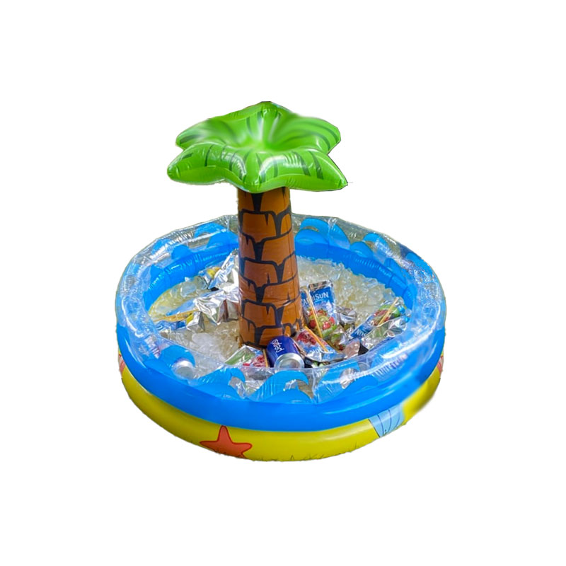 Gonflabil Palm Tree Oasis COOLER, PLASTIC PORTABILE BEEA GCALE CUMPĂRĂ PVC PVC GCHELET ICE BOLKET GOSTOBLE COOLER