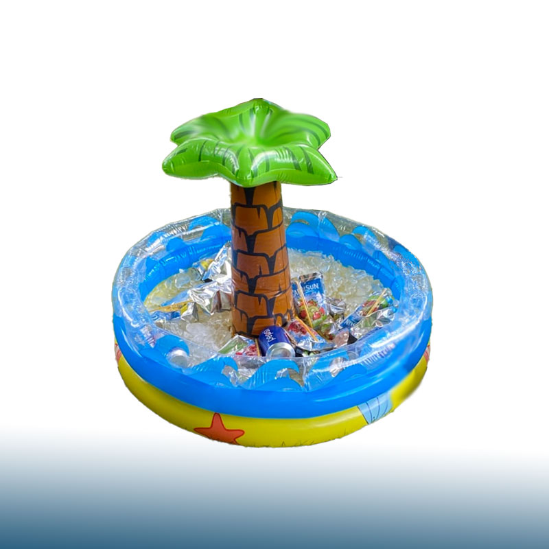 Gonflabil Palm Tree Oasis COOLER, PLASTIC PORTABILE BEEA GCALE CUMPĂRĂ PVC PVC GCHELET ICE BOLKET GOSTOBLE COOLER