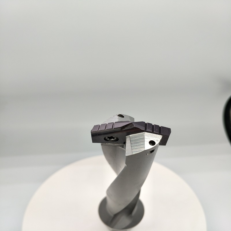 9.8 ~ 114mm Bordă elicoidală fixă laterală a burghiului rapid inserție Hss + inserție din carbură de staniu + Tin