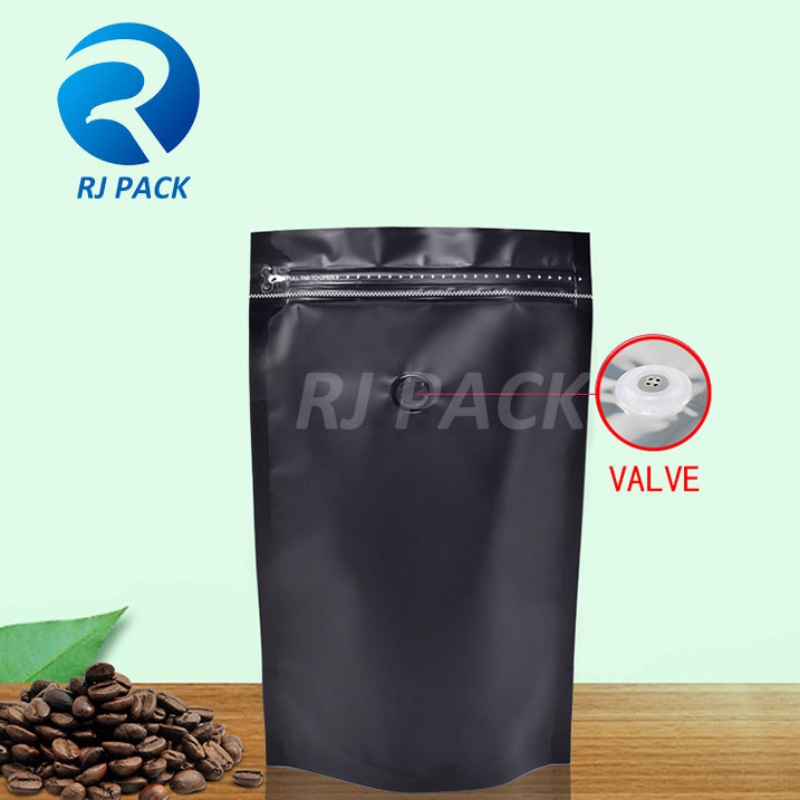 Doypack cu supapă pentru cafea