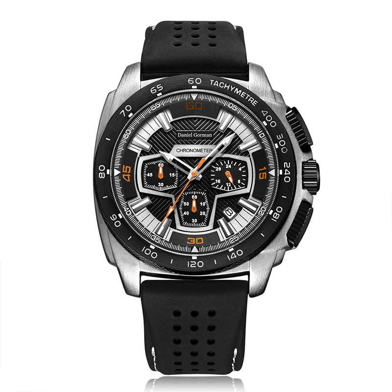 Brand Daniel Gormantop de Luxur Sport Sport Men Militar Ceasuri de cauciuc albastru curea de cauciuc ceasuri automate impermeabile RM2206