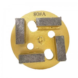 DISCURI DE DIADIENDING DIDICINDING ZHONGHENG/CONCRETE DISC ABRASIVE METAL 80#