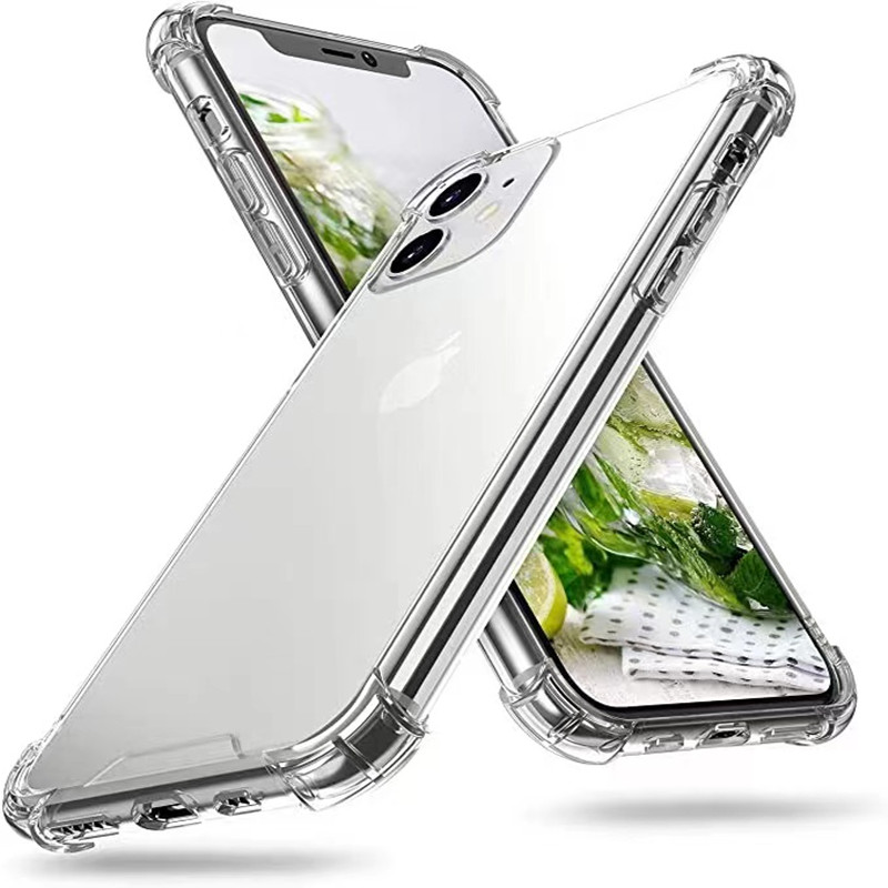Potrivit pentru carcasa telefonului Apple 13promax pentru telefon transparent all-inclusive airbag silicon