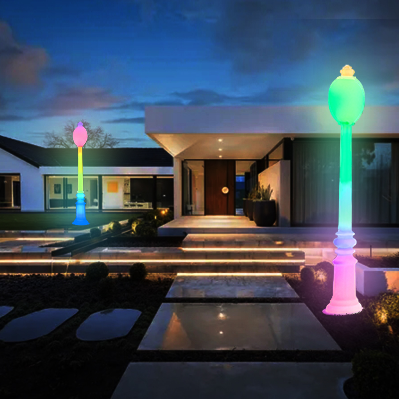 Impermeabil exterior în aer liber modern de decorare a grădinii solare LED LAMP