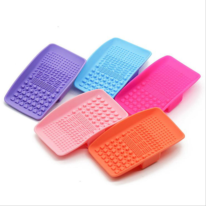 Machiaj de spălare perie de spălare fundație fundație machiaj perie scrubber placă de silicon machiaj perie de machiaj perie de curățare