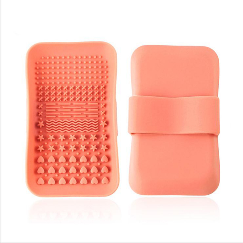 Machiaj de spălare perie de spălare fundație fundație machiaj perie scrubber placă de silicon machiaj perie de machiaj perie de curățare