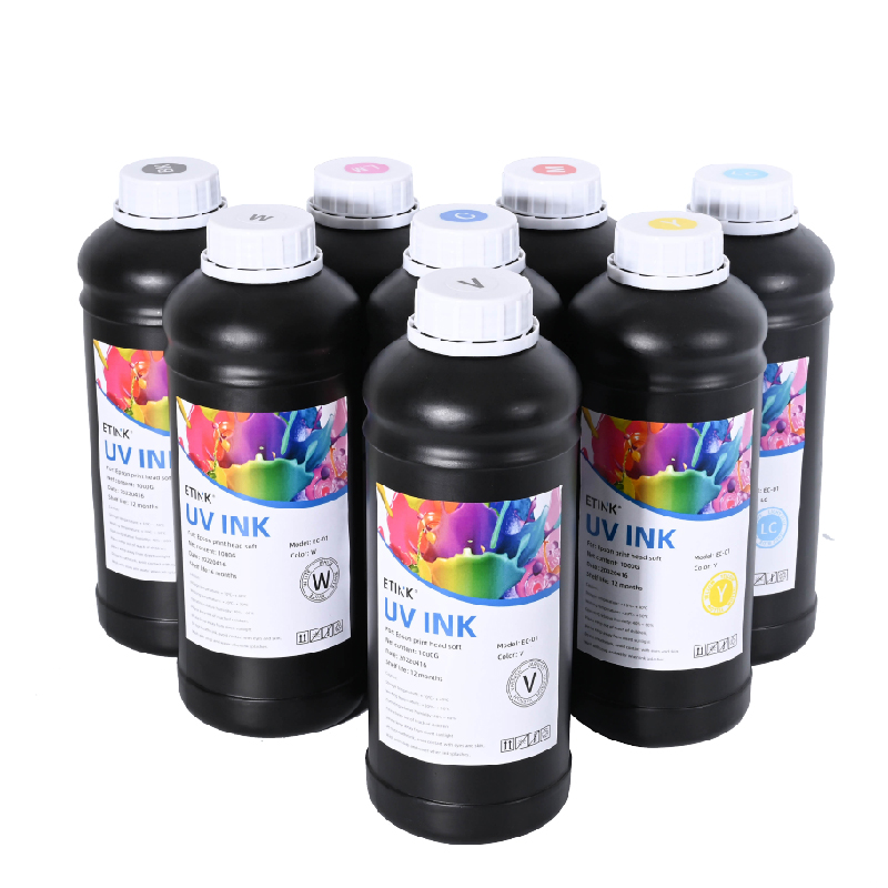 Cerneala moale condusă de UV este potrivită pentru imprimarea Epson pentru a imprima PVC TPU