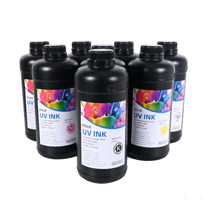 Cerneala moale condusă de UV este potrivită pentru capetul de imprimare Ricoh pentru a imprima acril PVC