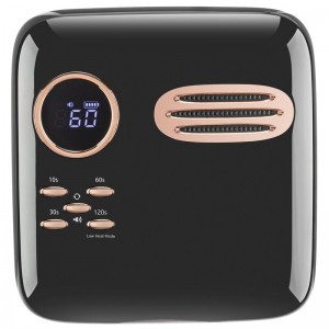 M&R 701pro lampă cu unghii LED fără fir, uscător de unghii fără fir, 72W LUMINĂ LED reîncărcabilă, lampă cu unghii LED cu gel portabil cu 4 temporizator și ecran LCD verde