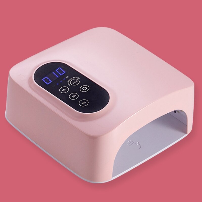 M&r 601pro 72W Lampa cu unghii LED fără fir, uscător de unghii LED reîncărcabil, 15600mAh Wireless Fast Lamph Lamph Lampa Curling, Gel profesionist Gel Leading Nail Art Instrumente de manichiură pentru casă și salon (reîncărcabil)