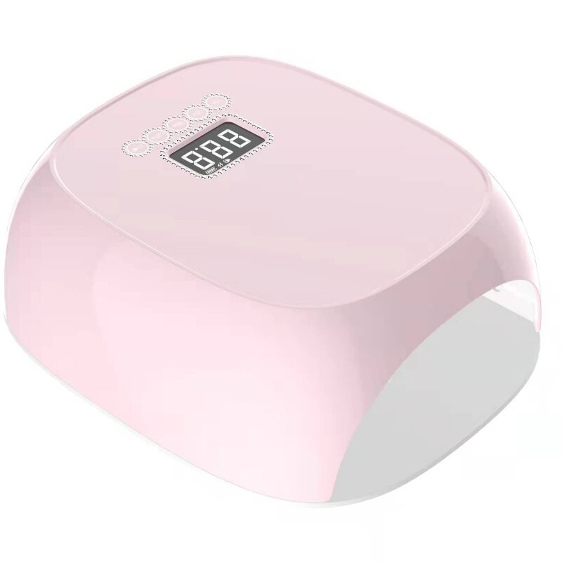 M&R 801pro lampă cu unghii LED fără fir, uscător de unghii wireless, 72W Lumină LED reîncărcabilă, lampă cu unghii LED cu gel portabil cu 4 senzor de setare a cronometrului și ecran LCD verde