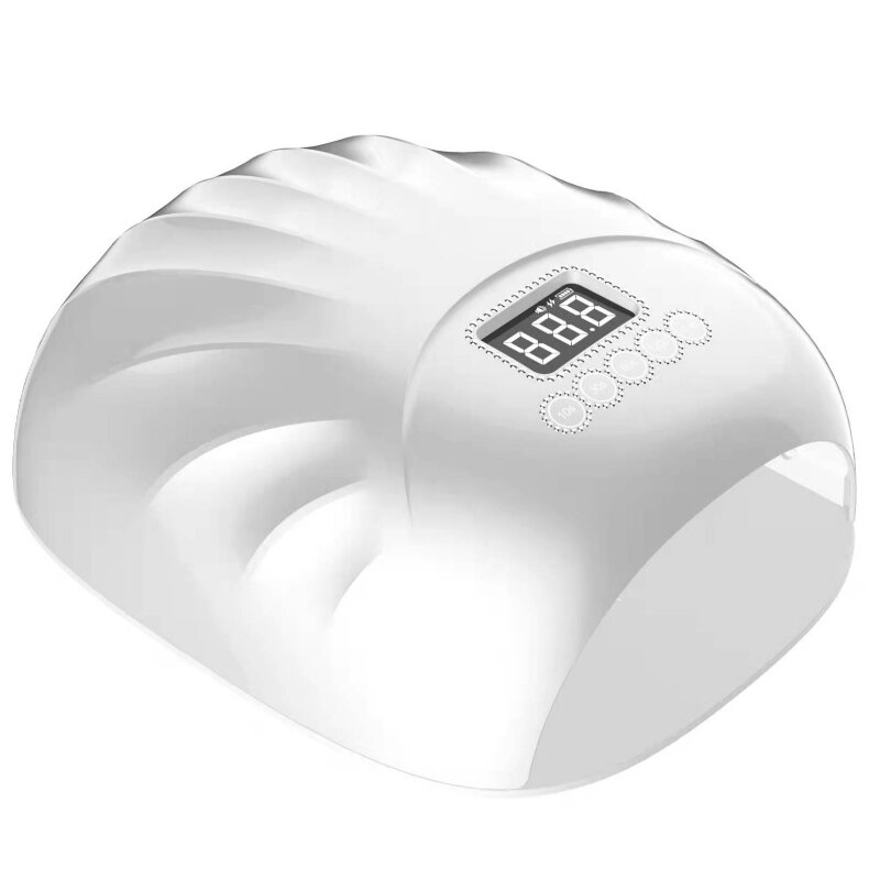 M&R 802PRO Lampă cu unghii LED fără fir, uscător de unghii fără fir, 72W LUMINĂ LED reîncărcabilă, lampă de unghii cu LED -uri cu gel portabil cu 4 senzor de setare a cronometrului și ecran LCD verde