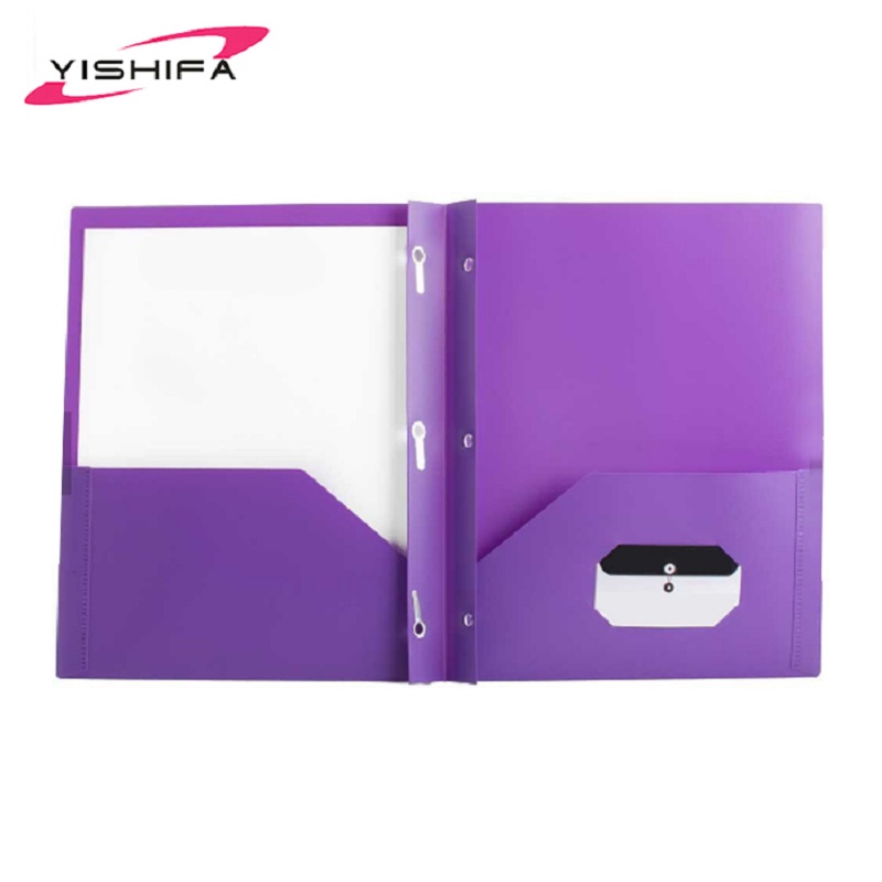 Logo -ul personalizat PP Material Double Buzunar cu Spongs Prezentare