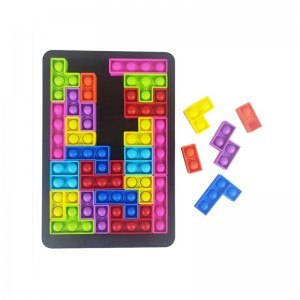 Jucării de educație Puzzle Silicon Push Pop Toys for Children