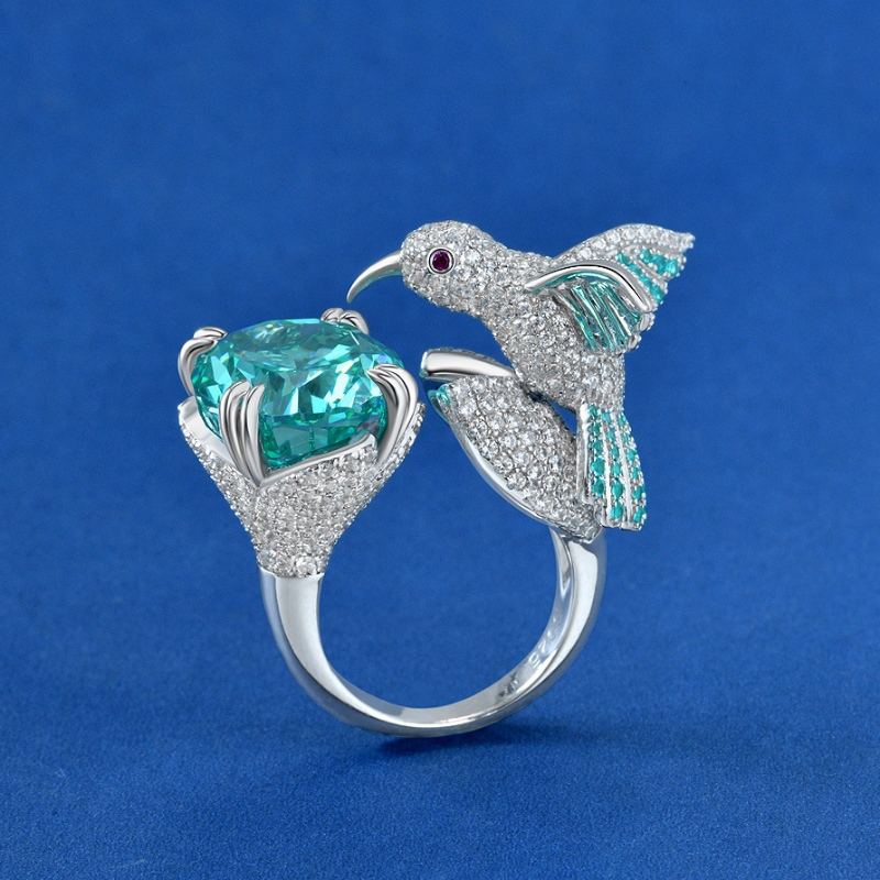Nou design Sterling Silver 925 cu AAAAA Zircon Stone Stone Inel Gata de expediere