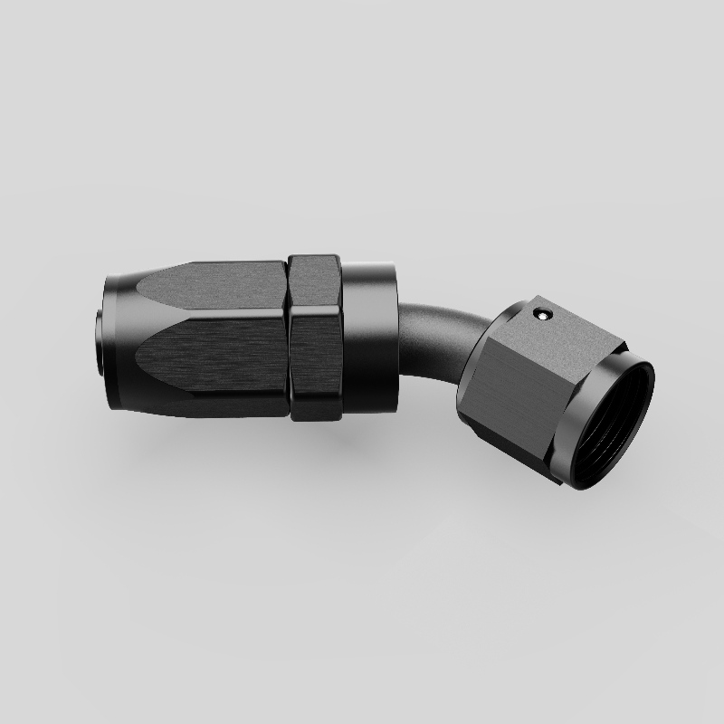 45 de grade din aluminiu o bucată cu un flux complet de furtunul pivotant Finistiți de combustibil Furnunare cu combustibil O montare