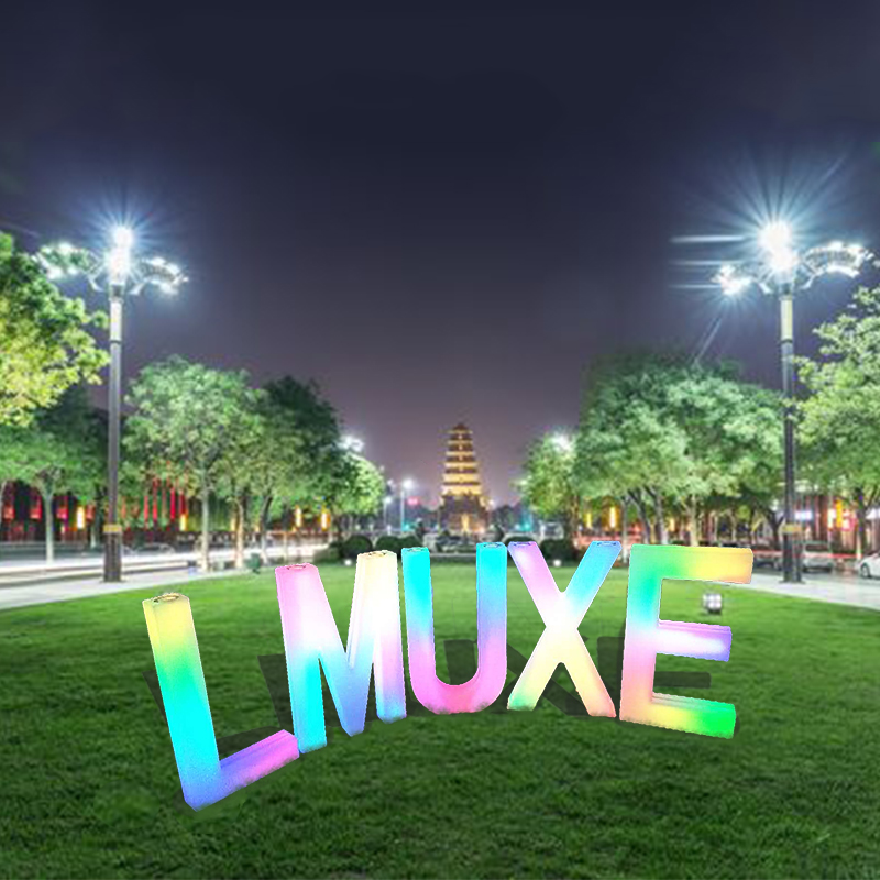 Semne personalizate 3D LED LED -uri LED -uri LED -uri Sign Marquee Letter Număr Arabic Sign pentru bar, hotel,nuntă, petrecere denaștere, Crăciun, Ziua Recunoștinței Decorare festivalului