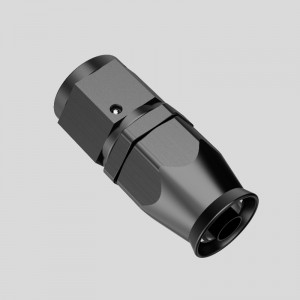 Aluminiu ptfe pivotant furtun fitings o femeie dreaptă