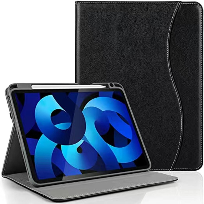 NOU IPADCASE All Inclusive Protective Camine cu mai multe unghiuri afișate din piele funcțională din piele