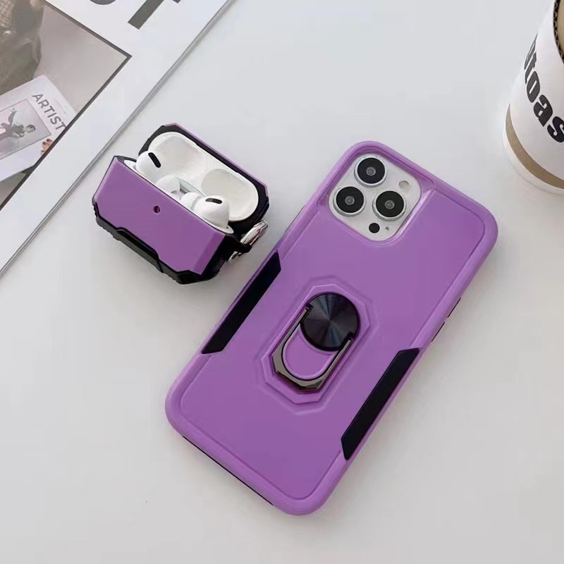 Potrivit pentru carcasă iPhone 14pro, carcasă inelară și carcasă de încărcare rapidă wireless