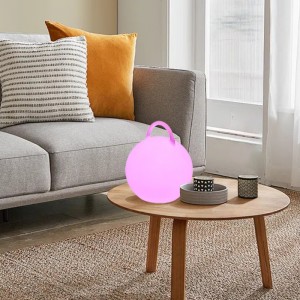 LED atmosferă colorată lampă denoptieră cu control tactil cu control tactil încărcare wireless lampă de masă modernă rotundă cu boxe