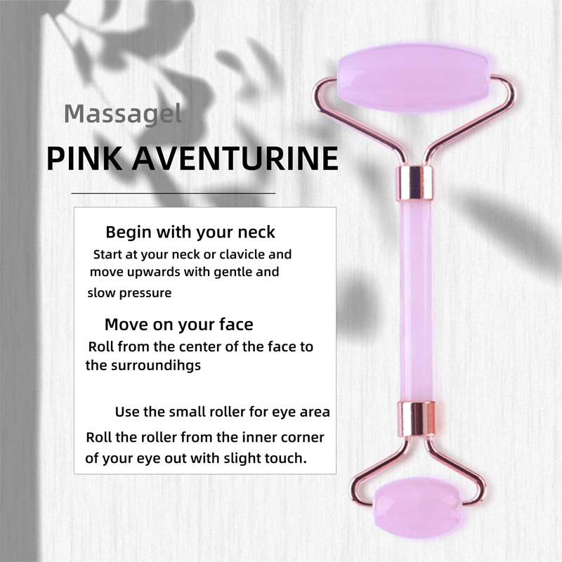 personalizabil facialnatural roz roz culoare verde închis gheață gua gua sha anti-îmbătrânire a jadului masaj cu cutie cu cutie