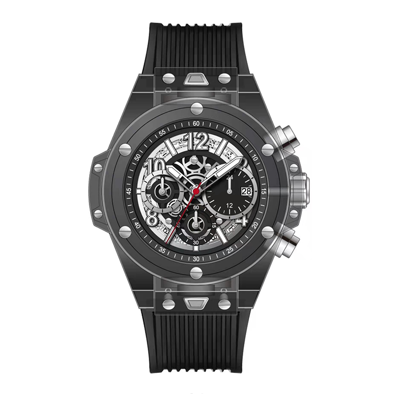 Daniel Gormanrm2209 Automat acrilic transparent design pentru bărbați \\ \\ \\ \\ \\ \\ quartz watch waterproof men \\ 's Watch Business Watch Men \\'s Watch