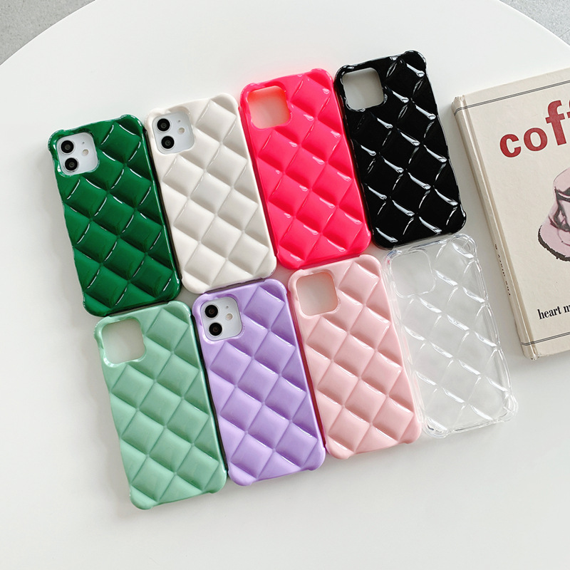 Carcasă de telefon mobilnou Apple iPhone14/PRO Protective Case TPU Lattice Anti Falling Protective Case