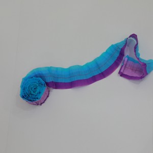 Hot Sale Macaron Color Crepe Broasuri de hârtie Garland Roll Garland Decor de petrecere denuntă de Crăciun